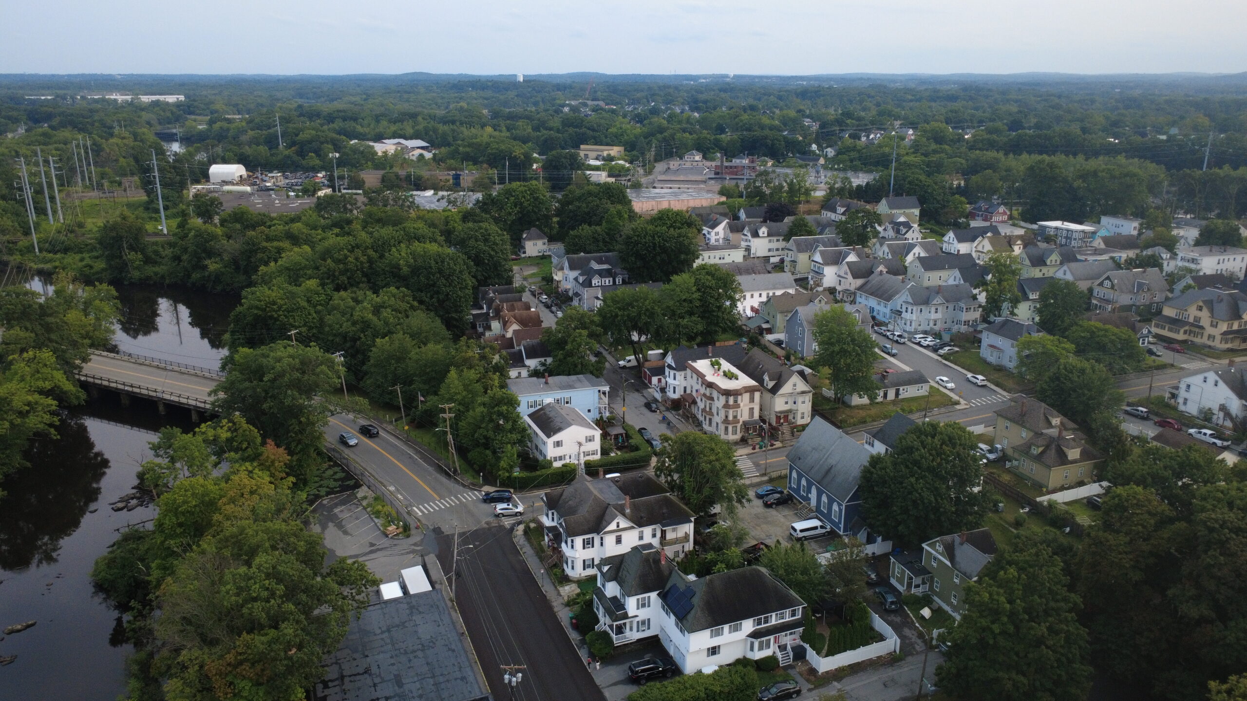 Concord River, Lowell Drone Video